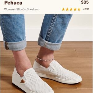 OluKai White out slip on
